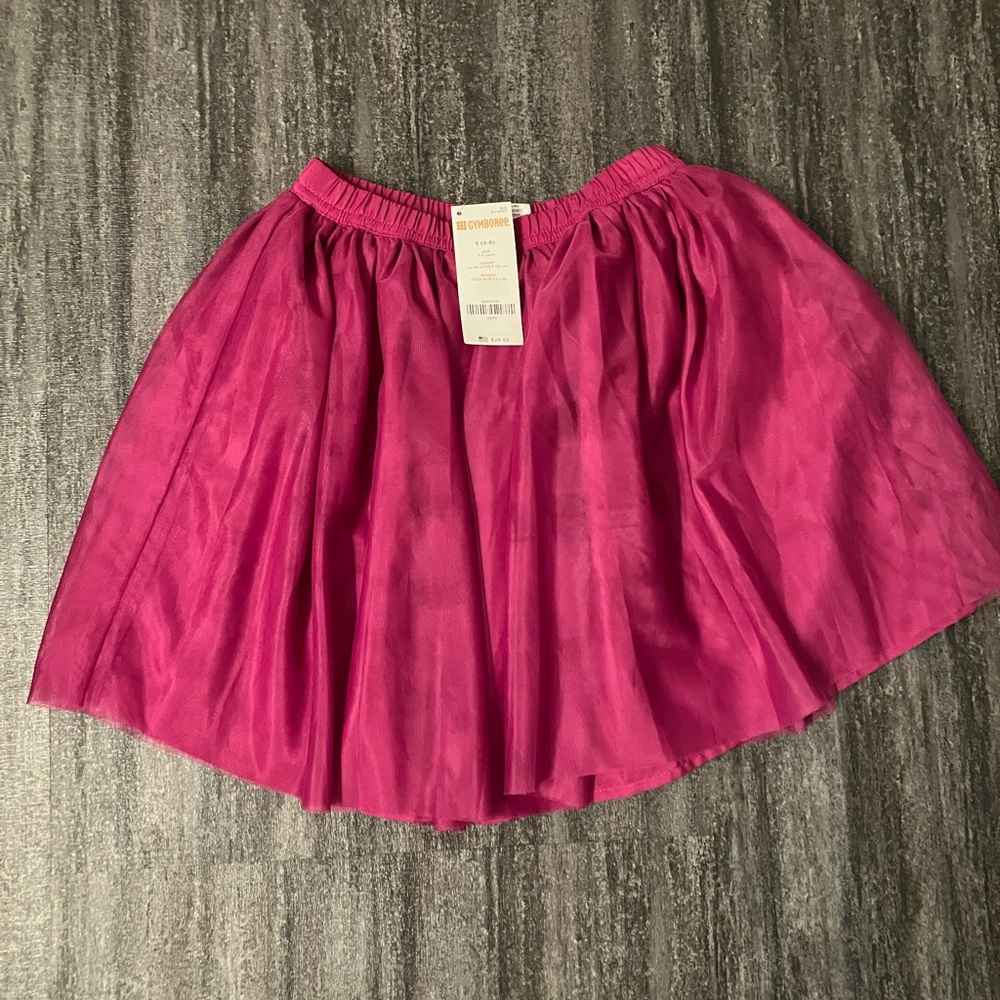 NWT Gymboree girls soft tulle skirt - size 5/6